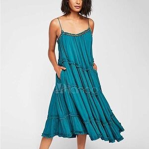 Free People Fallin Hard Midi Dress